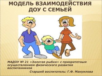 Модель взаимодействия ДОО и семьи презентация