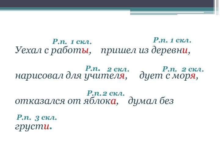 Уехал с работы,  пришел из деревни, нарисовал для учителя,