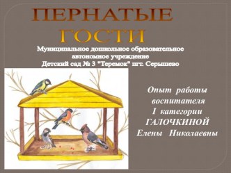 Мастер-классПернатые гости презентация к уроку (конструирование, ручной труд) по теме