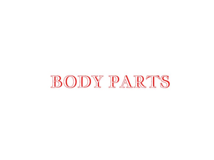 BODY PARTS