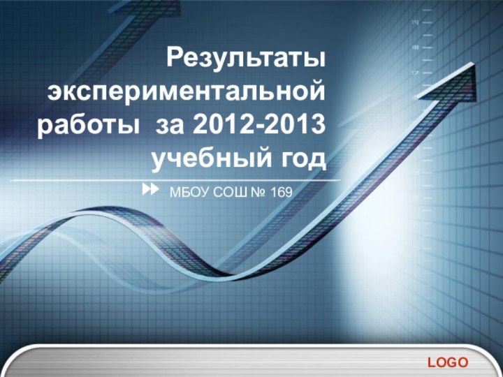 Результаты экспериментальной работы за 2012-2013 учебный годМБОУ СОШ № 169