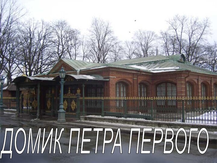 ДОМИК ПЕТРА ПЕРВОГО