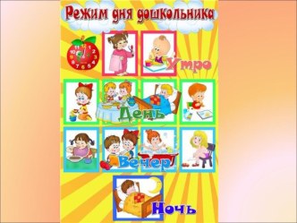 Режим дня презентация к уроку по теме