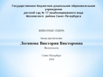 Презентация Животные севера презентация для интерактивной доски по окружающему миру