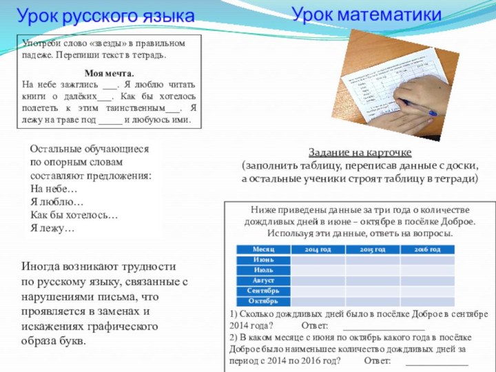 Ниже приведены данные за три года о количестве дождливых дней в июне