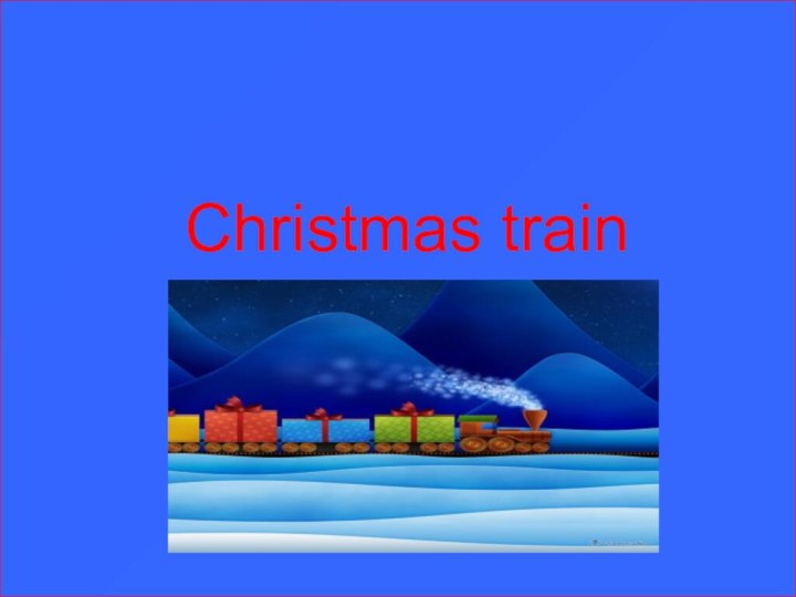 Christmas train