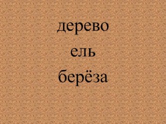 Деревья твоего двора план-конспект занятия по окружающему миру (2 класс)