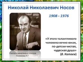 Незнайка и его друзья. Презентация к уроку. презентация к уроку (чтение, 2 класс)