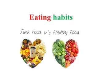 Проект по английскому языку My eating habits