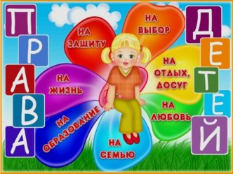 Презентация Права ребенка презентация