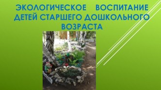 Презентация презентация к уроку (старшая группа)