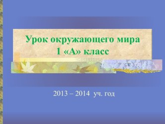 Презентация к уроку окружающего мира Весна. Пробуждение природы, 1 класс презентация к уроку по окружающему миру (1 класс)