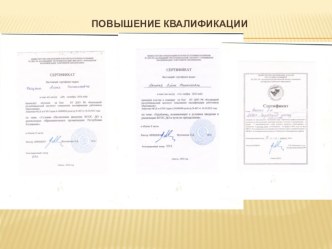 Повышение квалификации презентация по теме