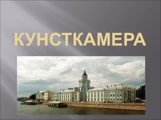 Интересные факты о кунсткамере презентация к уроку (2 класс)