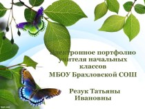 Мои достижения(электронное портфолио) материал