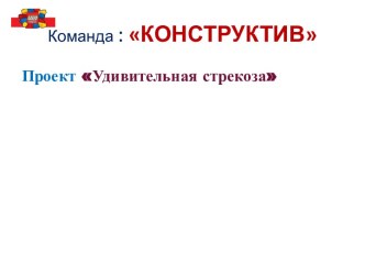Лего проект: Удивительная стрекоза проект (1 класс)