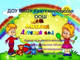 Презентация Виртуальная экскурсия по детскому саду презентация к уроку (младшая группа)