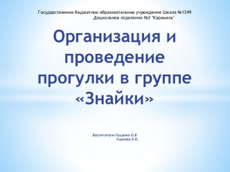 Прогулка в зимний период презентация к уроку (старшая группа)