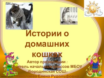 презентация о домашних кошках