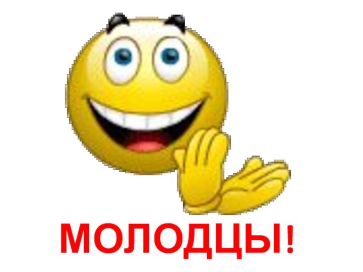 МОЛОДЦЫ!