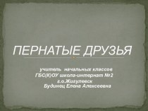 Презентация Пернатые друзья презентация к уроку по окружающему миру