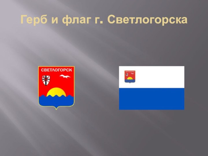 Герб и флаг г. Светлогорска
