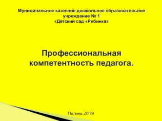 Педагогический совет Профессиональная компетентность педагога презентация