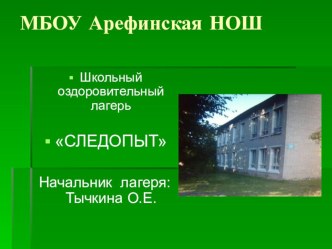 Презентация программы школьного оздоровительного лагеря 2012 года. презентация к уроку (4 класс) по теме