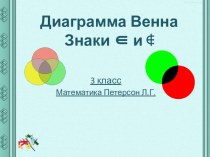 Диаграмма Эйлера_Венна. презентация к уроку по математике (3 класс)