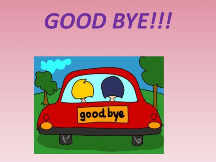 GOOD BYE!!!