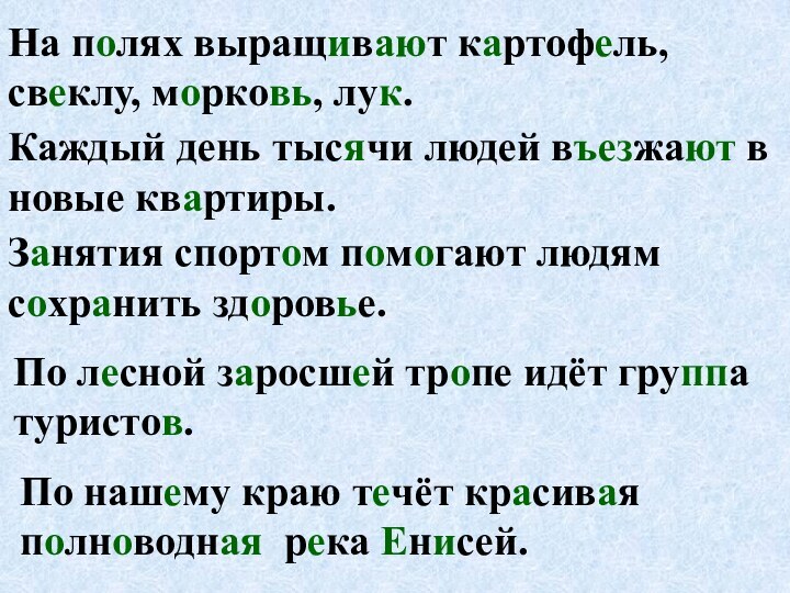 На полях выращивают картофель, свеклу, морковь, лук.Каждый день тысячи людей въезжают в