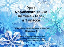 Презентация к уроку марийского (государственного) языка в 3 классе Теле (зима) презентация к уроку (3 класс)