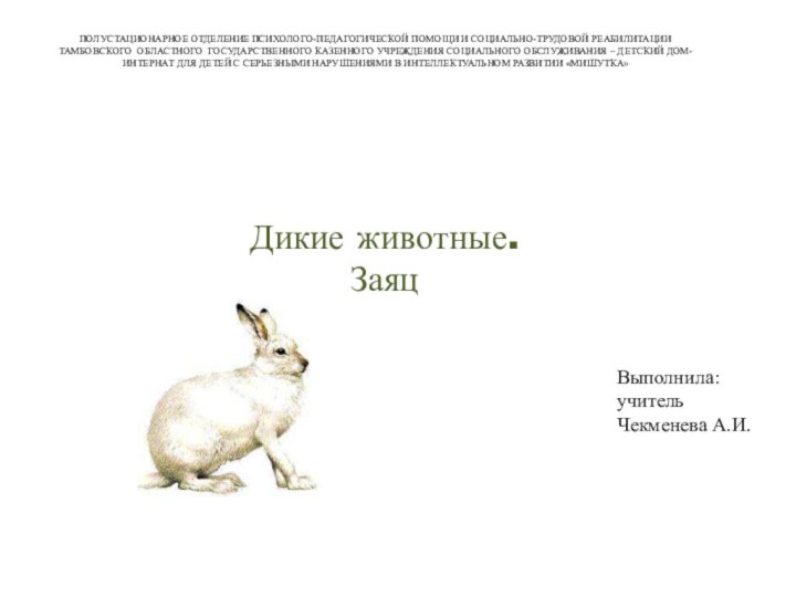 ПОЛУСТАЦИОНАРНОЕ ОТДЕЛЕНИЕ ПСИХОЛОГО-ПЕДАГОГИЧЕСКОЙ ПОМОЩИ И СОЦИАЛЬНО-ТРУДОВОЙ РЕАБИЛИТАЦИИ ТАМБОВСКОГО ОБЛАСТНОГО ГОСУДАРСТВЕННОГО КАЗЕННОГО УЧРЕЖДЕНИЯ