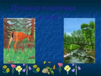 Правила поведения в лесу презентация к уроку