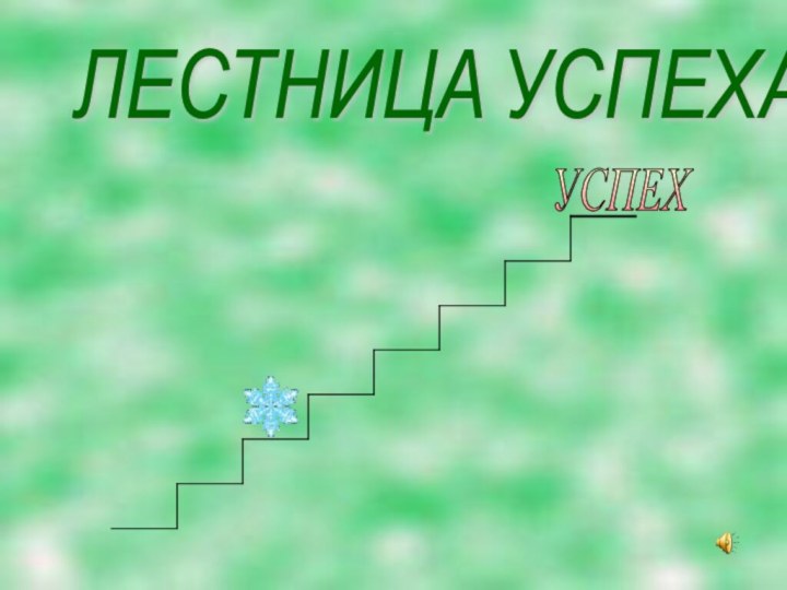 ЛЕСТНИЦА УСПЕХА УСПЕХ