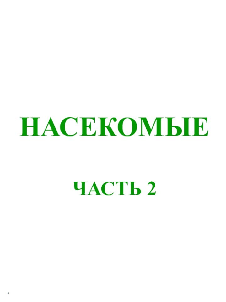 НАСЕКОМЫЕЧАСТЬ 2