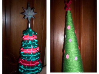 Альтернативные елки занимательные факты по конструированию, ручному труду по теме