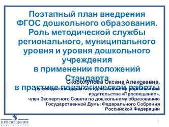 ПЕДАГОГИЧЕСКИЙ СОВЕТ Обновление образовательного процесса в ДОУ с учетом ФГОС дошкольного образования материал