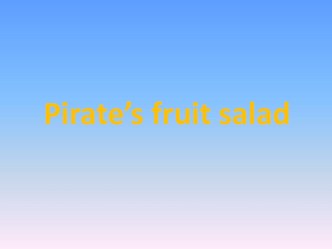 Конспект урока Пиратский фруктовый салат, английский язык, УМК Английский в фокусе 4 класс, (Spotlight 4) план-конспект урока по иностранному языку (4 класс)