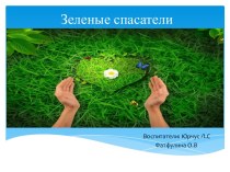 Проект по экологии Зелёные спасатели проект по окружающему миру (подготовительная группа)