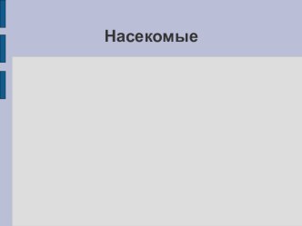 Насекомые презентация к уроку по окружающему миру (младшая группа)