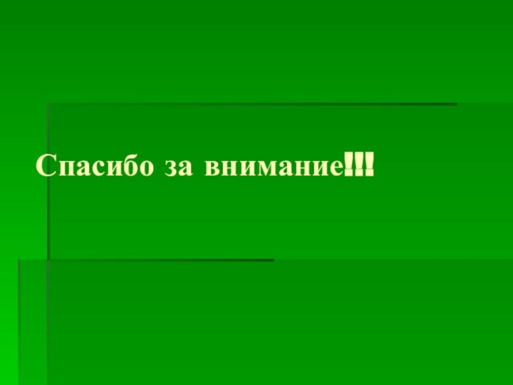 Спасибо за внимание!!!