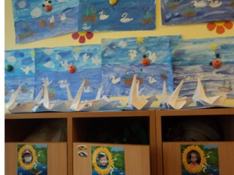 Конспект занятия по конструированию старшая группа. Оригами Дикие лебеди. план-конспект занятия по конструированию, ручному труду (старшая группа) по теме