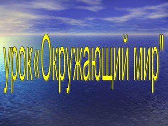 Презентация Водоемы нашего края презентация к уроку по окружающему миру (2 класс)