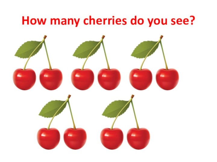 How many cherries do you see?