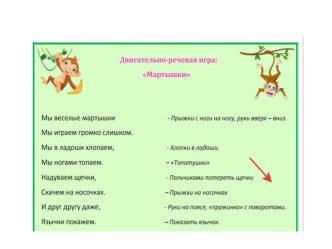 Музыкально-ритмические,двигательно-речевые игры методическая разработка по развитию речи (средняя группа)