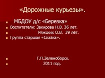 ПДД дорожные курьезы презентация к занятию (подготовительная группа) по теме