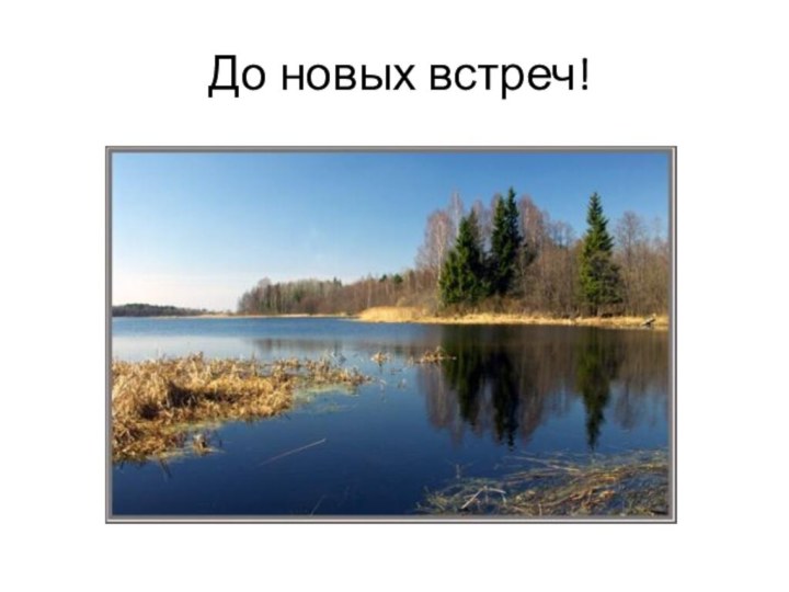 До новых встреч!