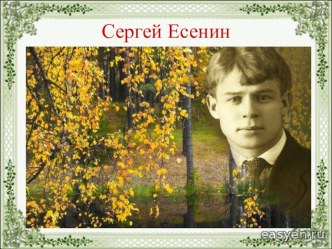 Презентация. Сергей Есенин. презентация к уроку по чтению (2 класс)