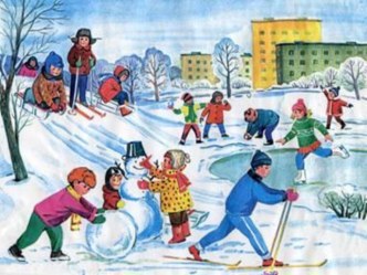 Сочинение по картинке Зимние забавы презентация к уроку по русскому языку (2 класс) по теме